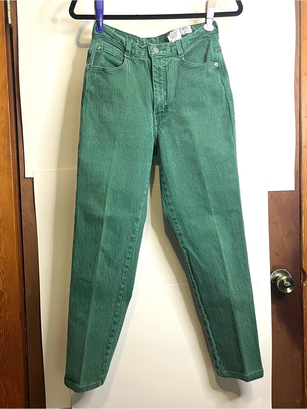 American Royal by Gloria Vanderbilt (VTG 10) Waist 26 High Rise Ankle Mom Jeans